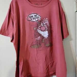 Disney Store Rust Grumpy Dwarf T-shirt XXL